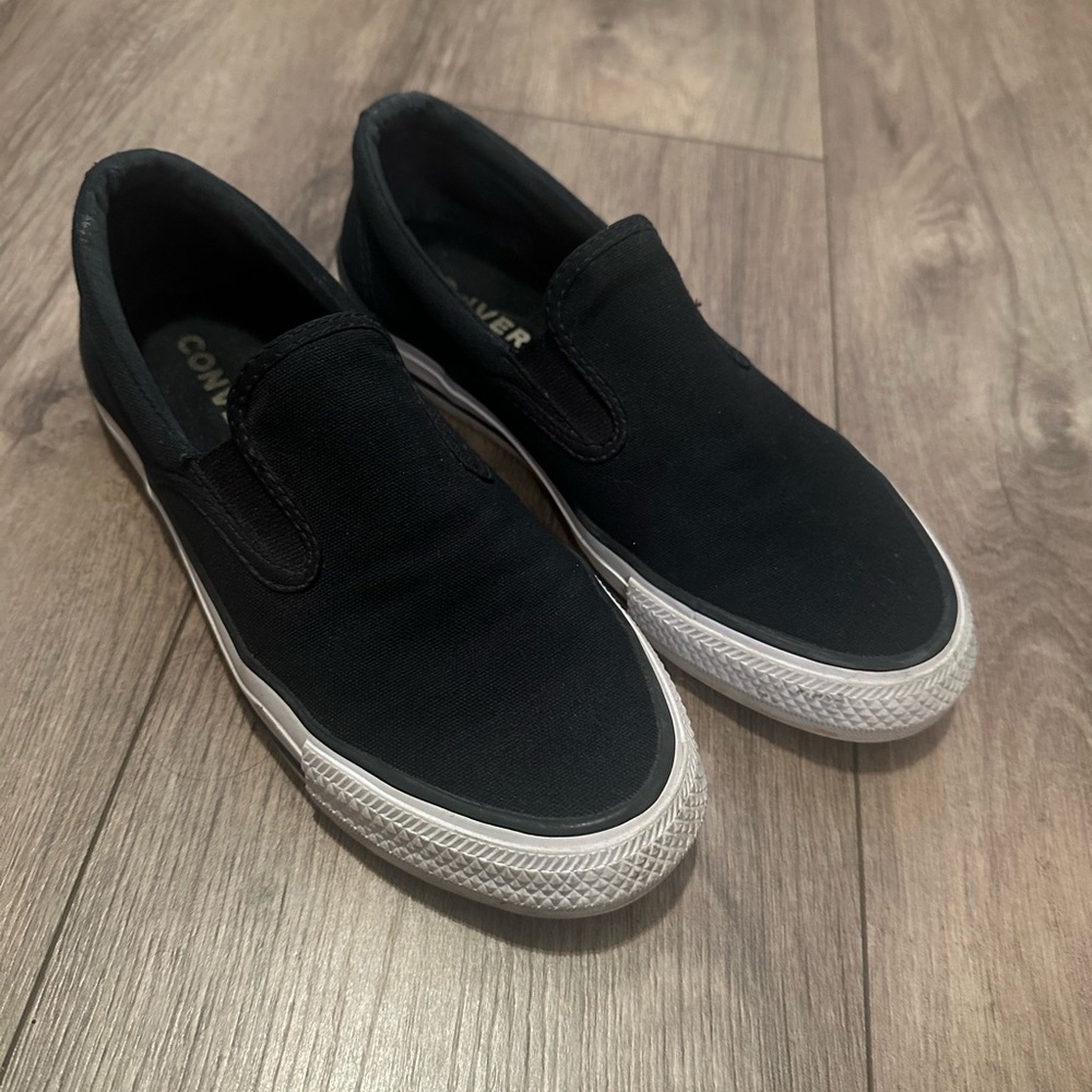 Converse Black Slip-On Shoes Women’s 6.5 / Men’s 5